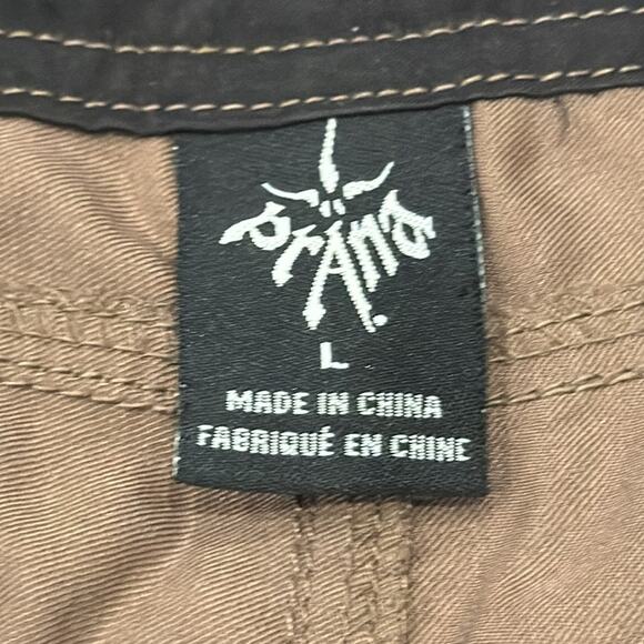 Prana Women's Roll Up Hem Cargo Hiking Pants Mud Size L - Picture 6 of 11